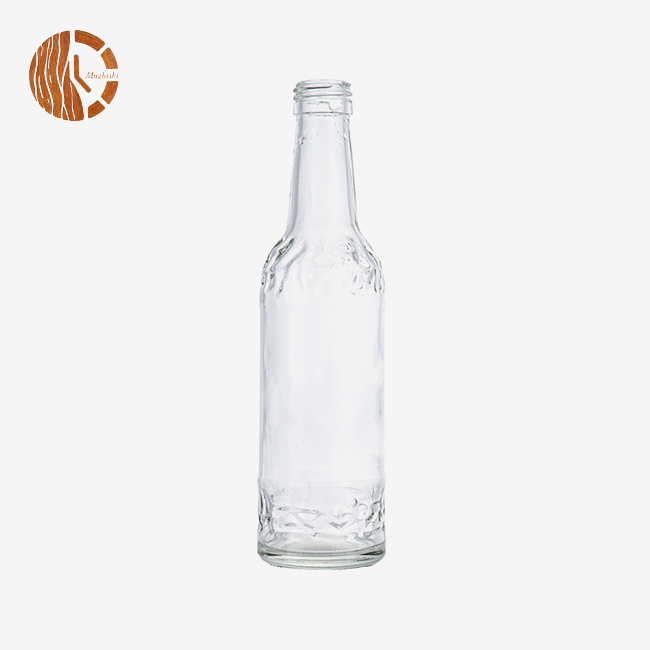 300ml Wine Glass Bottle With Drawing